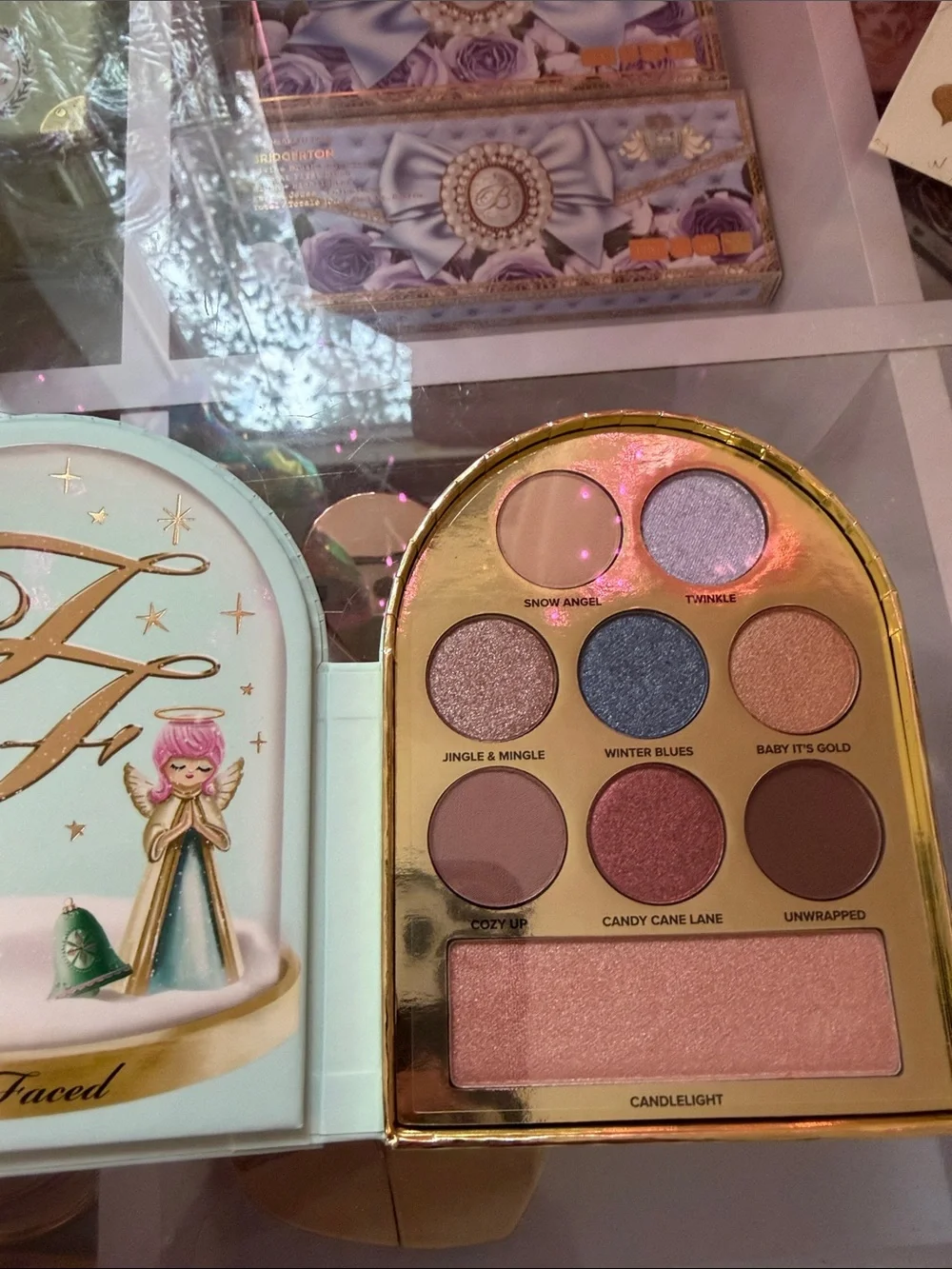 Too Faced Let It Snow Globes Eyeshadow Palette - Pink